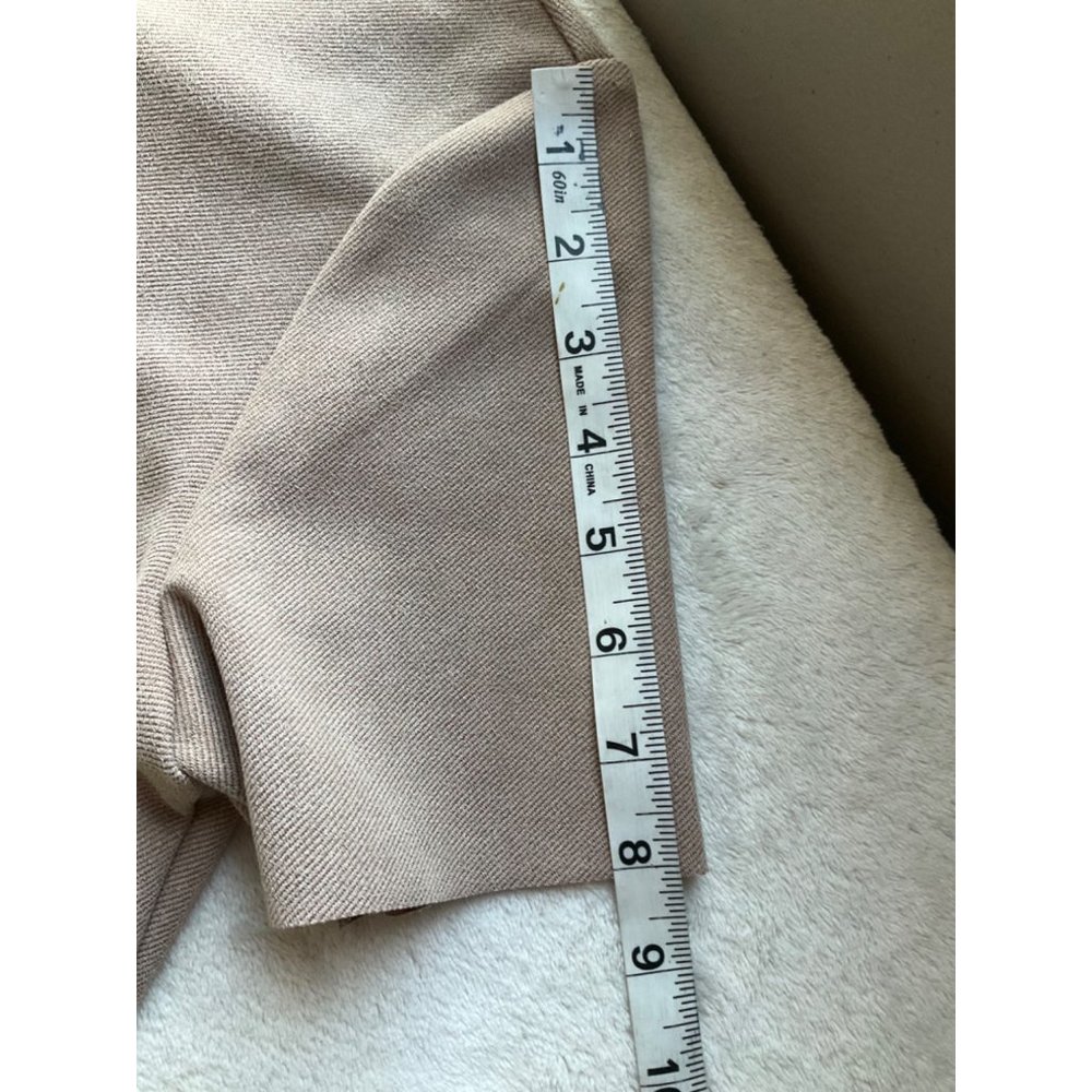 New w/tags Zara Sz.Small Sheath dress pullover Tan short sleeve - Picture 6 of 10